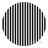 Toile de fond d'anniversaire rond simple ligne noir et blanc